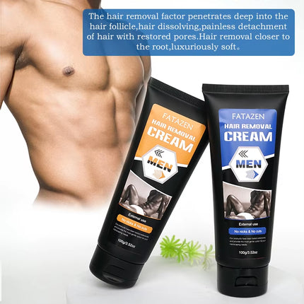 Natural Hair Care Gentle Hair Removal Products For Men Quick Effective Hair Removal Cream