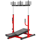 Vertical Leg Press Machine with Adjustable Leg, Back, and Head Positions, 1