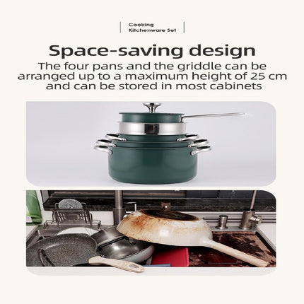 Stainless Steel Pot 4-piece Set