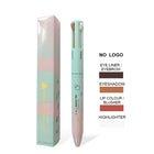 4 In 1 Makeup Pen Multifunctional Makeup Pen With Eyeliner, Lip Liner, Eyebrow Pencil, And Highlighter Portable Travel Easy-To-Apply Makeup Pencil