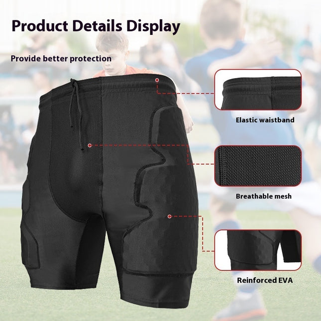 Basketball Protective Shorts For Men Honeycomb Anti-collision Sports Shorts
