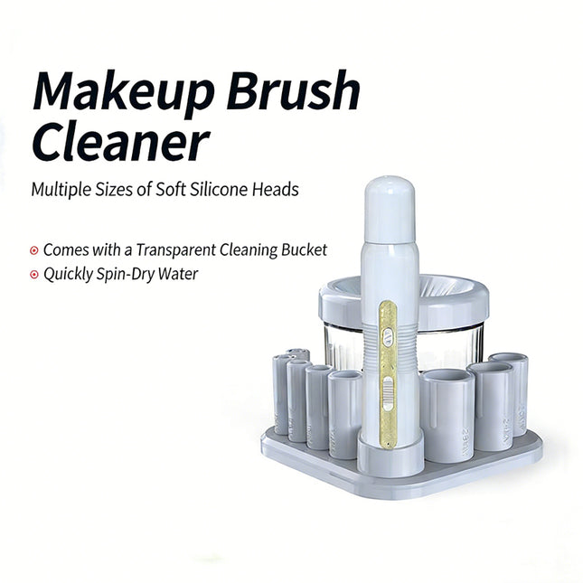 Electric Makeup Brush Scrubber,Multi Functional Automatic Cleaner,Quick Wash Quick Dry Makeup Brush Cleaner