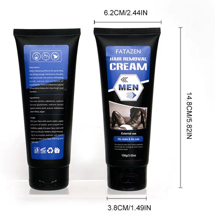 Natural Hair Care Gentle Hair Removal Products For Men Quick Effective Hair Removal Cream