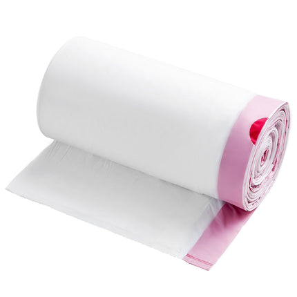 Drawstring Trash Bags, 13 Gallon 110 Count Tall Kitchen Trash Bags, Extra Thick Fresh Scent Garbage Bag, Recyclable Bin Bag With Drawstrings, For Home Kitchen, Office, RV And Camping (White)