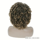 Short Hair Braided Non-toxic Wig African Curly Wig Synthetic Wig African Hair Braided Hook Braided Wig Dirty Braid Headgear